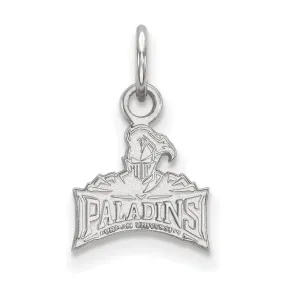 10k White Gold Furman U XS (Tiny) Logo Charm or Pendant