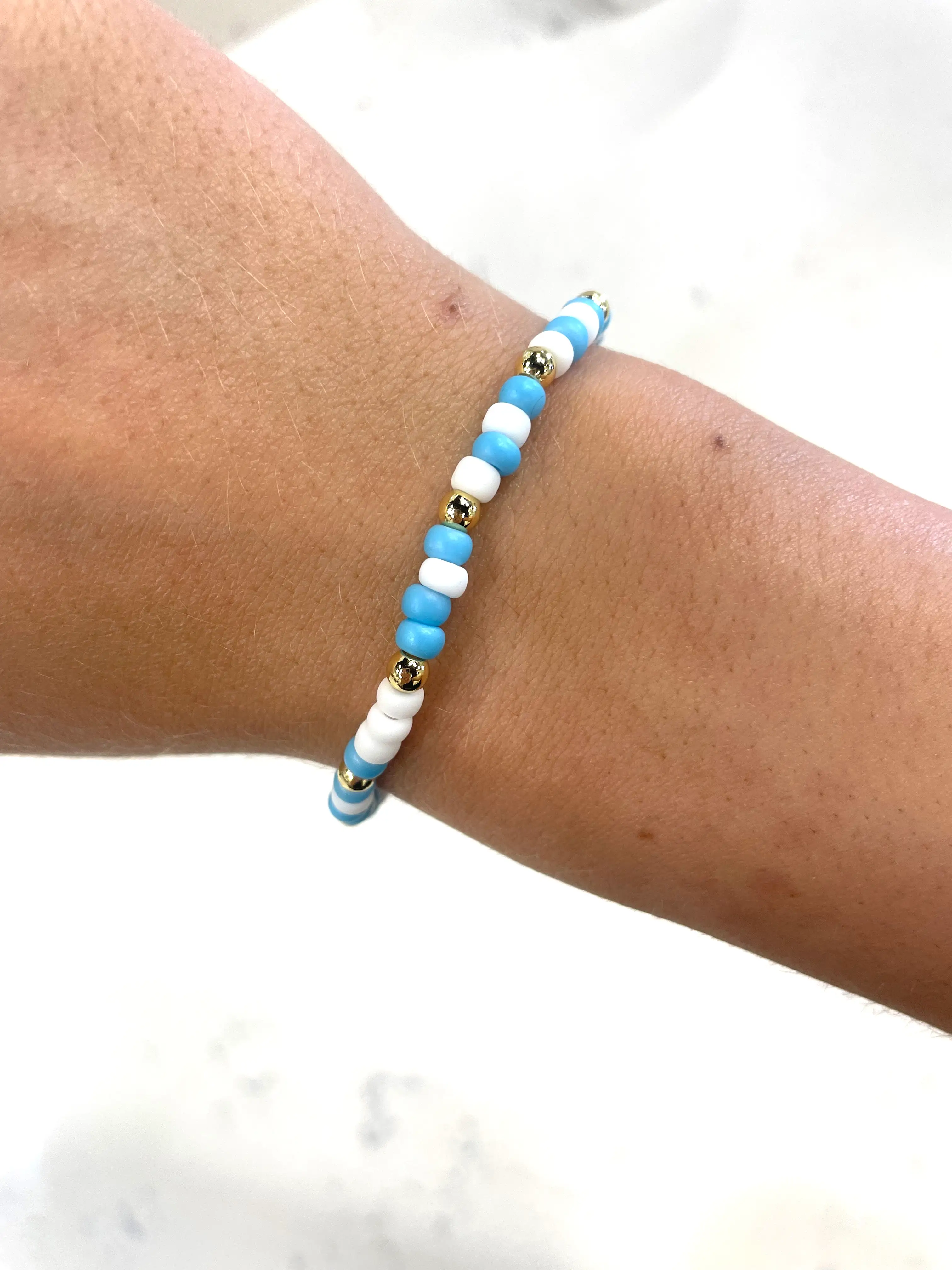 14k Gold Filled Colorful Beaded Bracelet