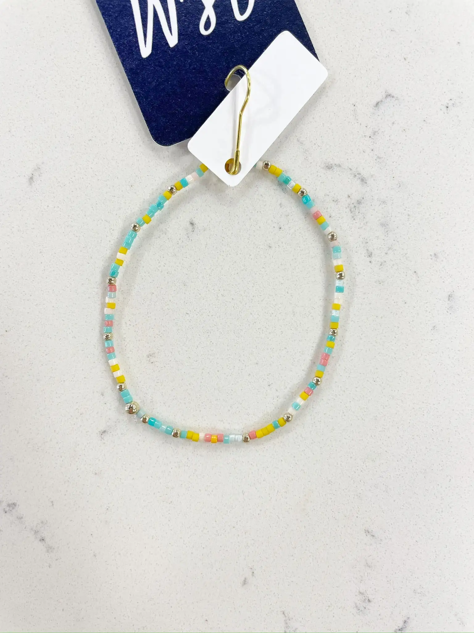 14k Gold Filled Colorful Beaded Bracelet