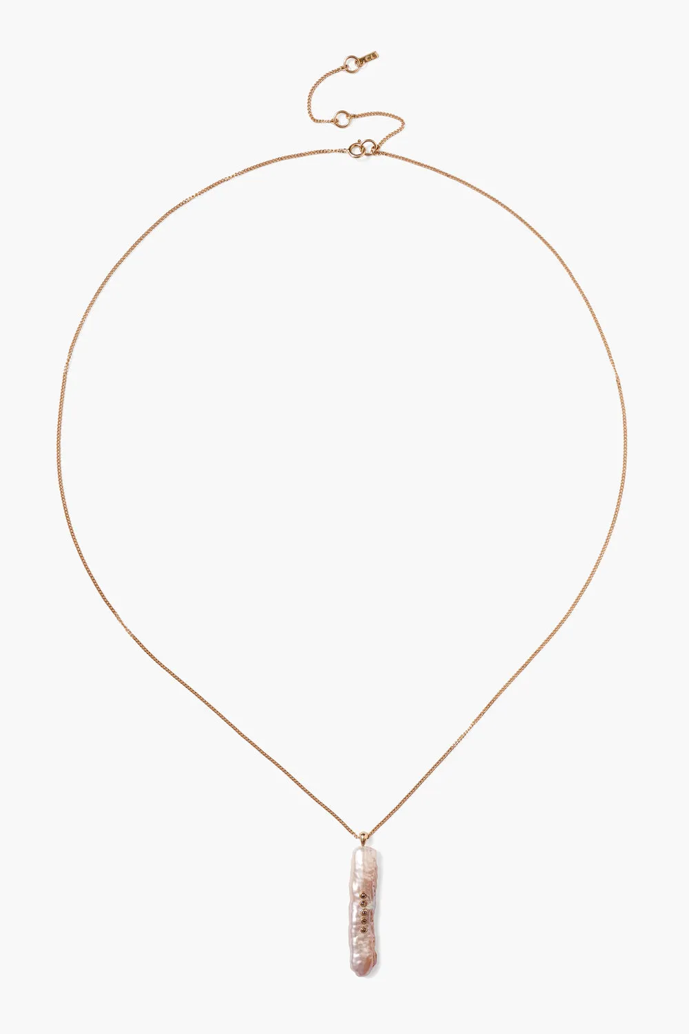 14k Haena Necklace Pink Pearl