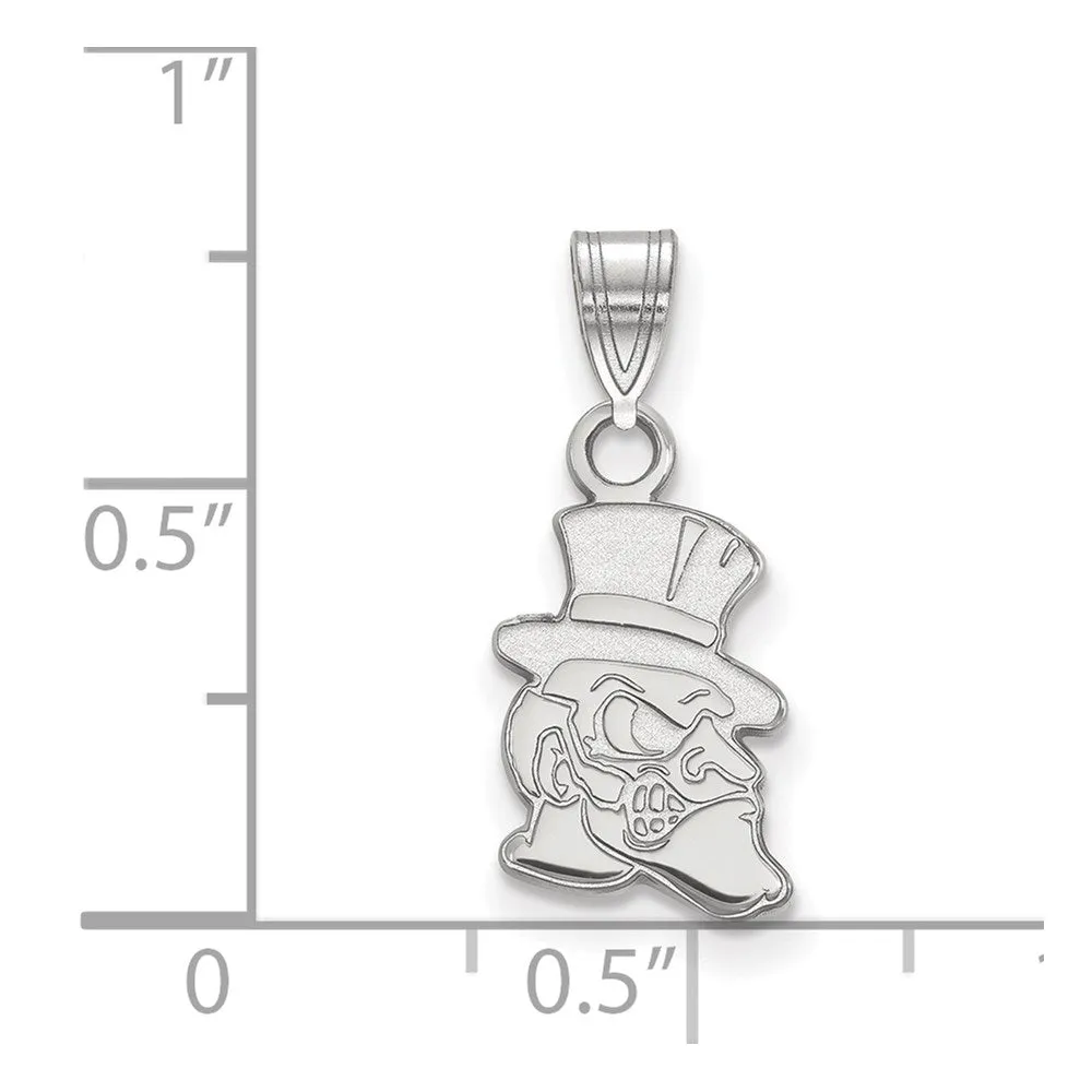 14k White Gold Wake Forest U. Small Mascot Pendant