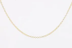 20 14k Yellow Gold Cable Chain Necklace (7.38g.)