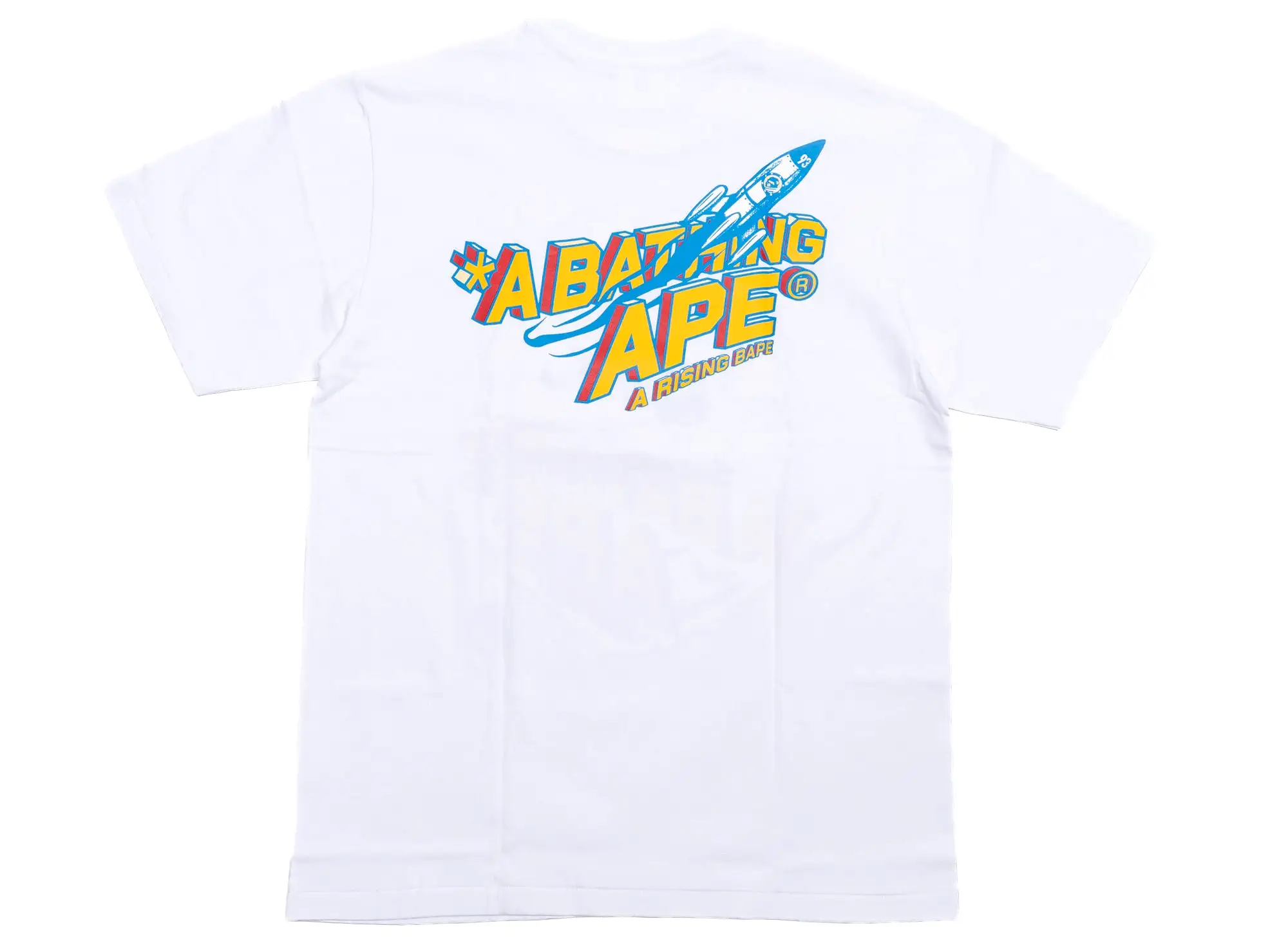 A Bathing Ape Moon Ape Head Tee in White