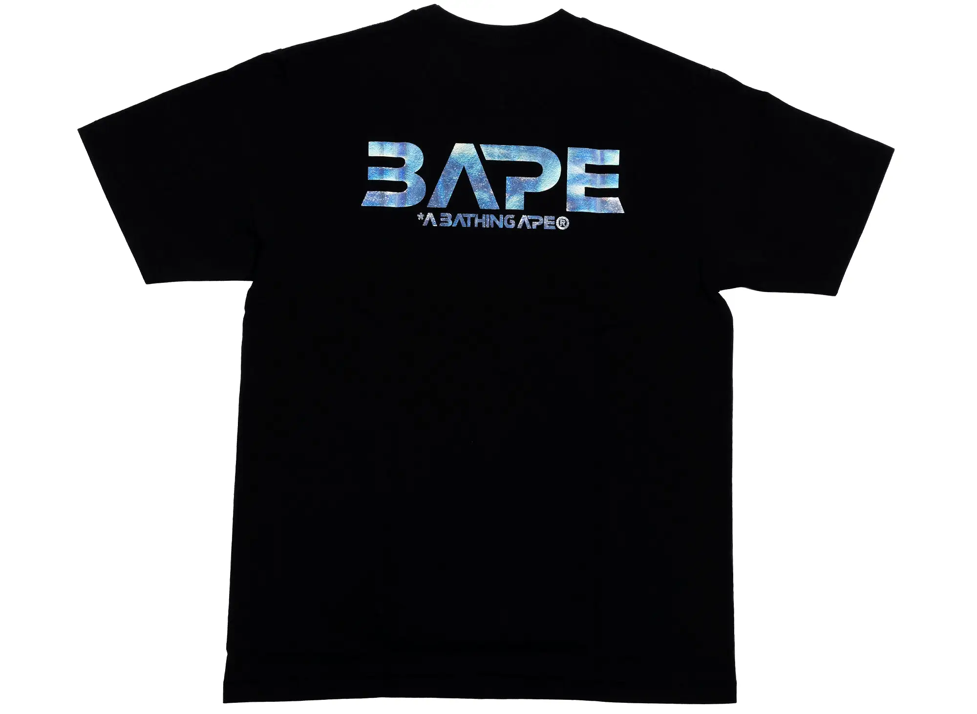 A Bathing Ape Moon Photo Ape Head Tee in Black