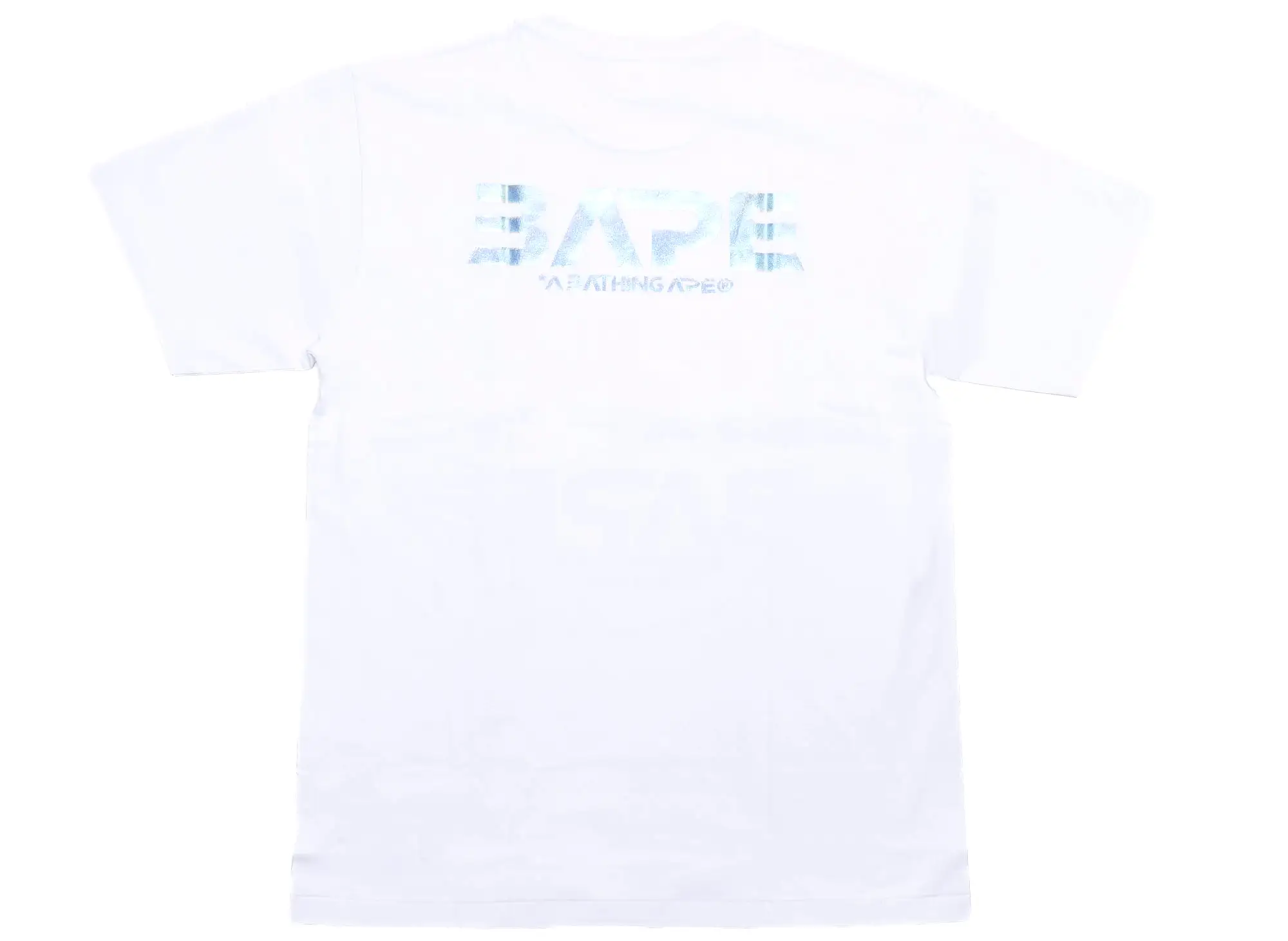 A Bathing Ape Moon Photo Ape Head Tee in White