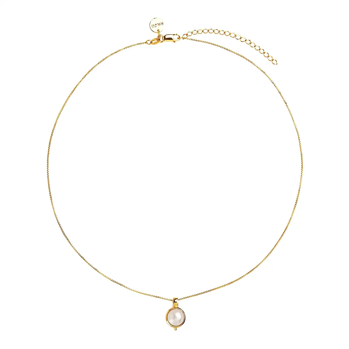 A Najo Garland Pearl Gold Necklace