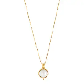 A Najo Garland Pearl Gold Necklace