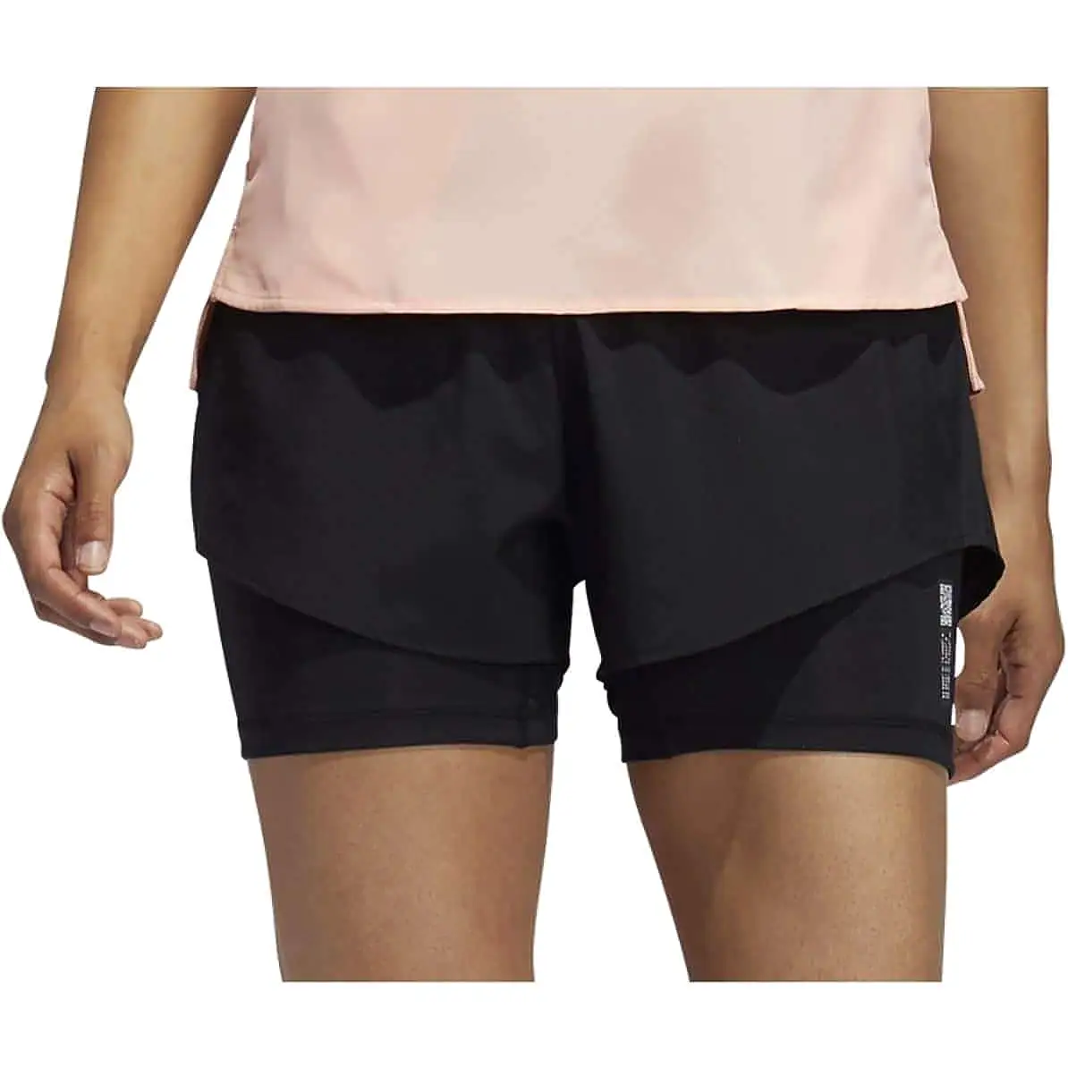 adidas Adapt To Chaos 2 In 1 Womens Running Shorts - Black