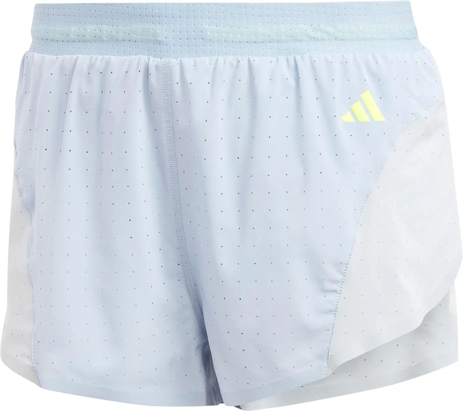 adidas Adizero Womens Split Running Shorts - Blue