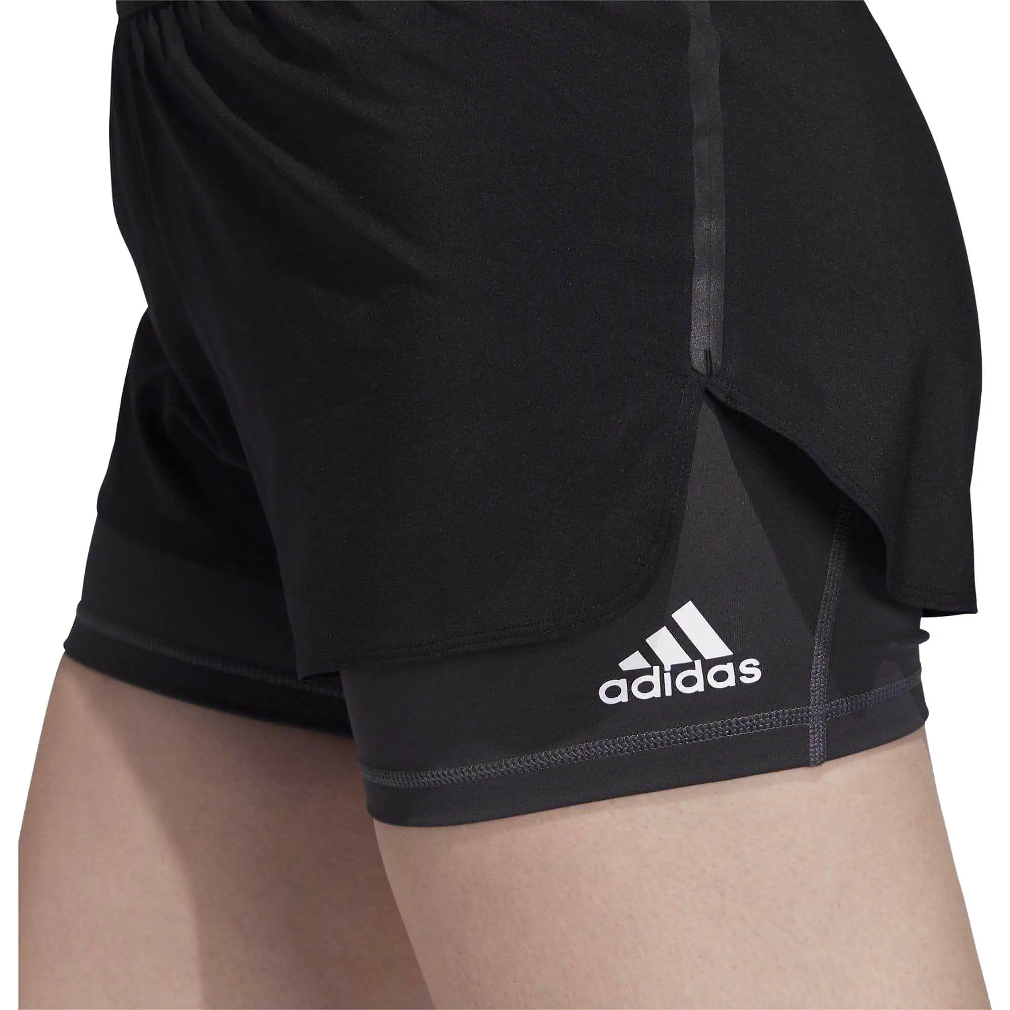 adidas AlphaSkin 2 In 1 Womens Training Shorts - Black