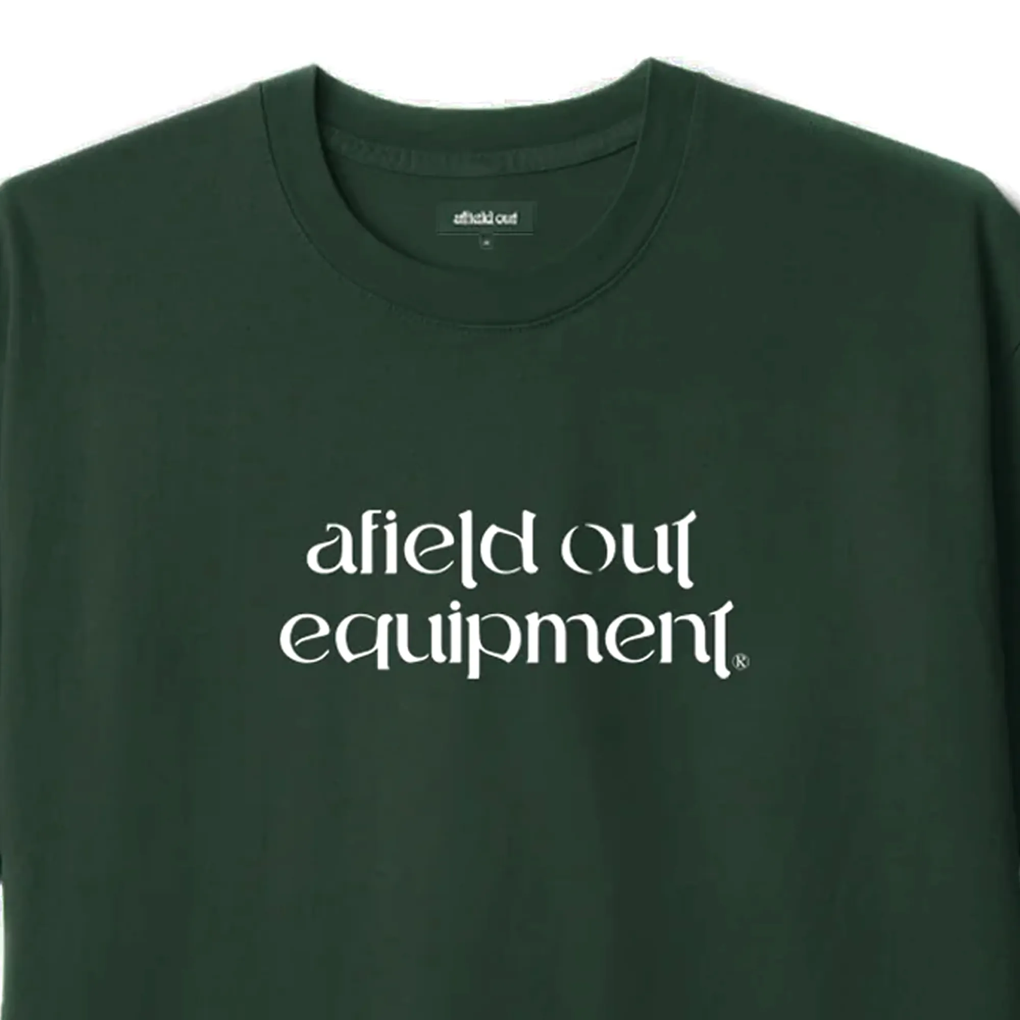 Afield Out Equipment Tee Forest Green