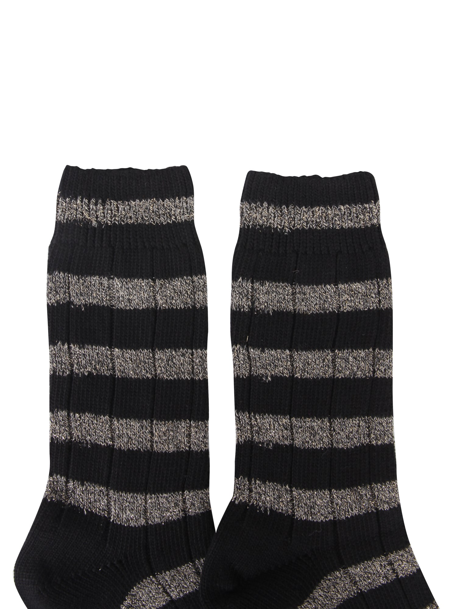 ANT45    DUBLIN COTTON SOCKS WITH LUREX STRIPES