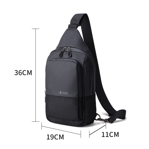 Black Travel Sling Bags Messengers Crossbody Picnic Mens Casual Fit for iPad