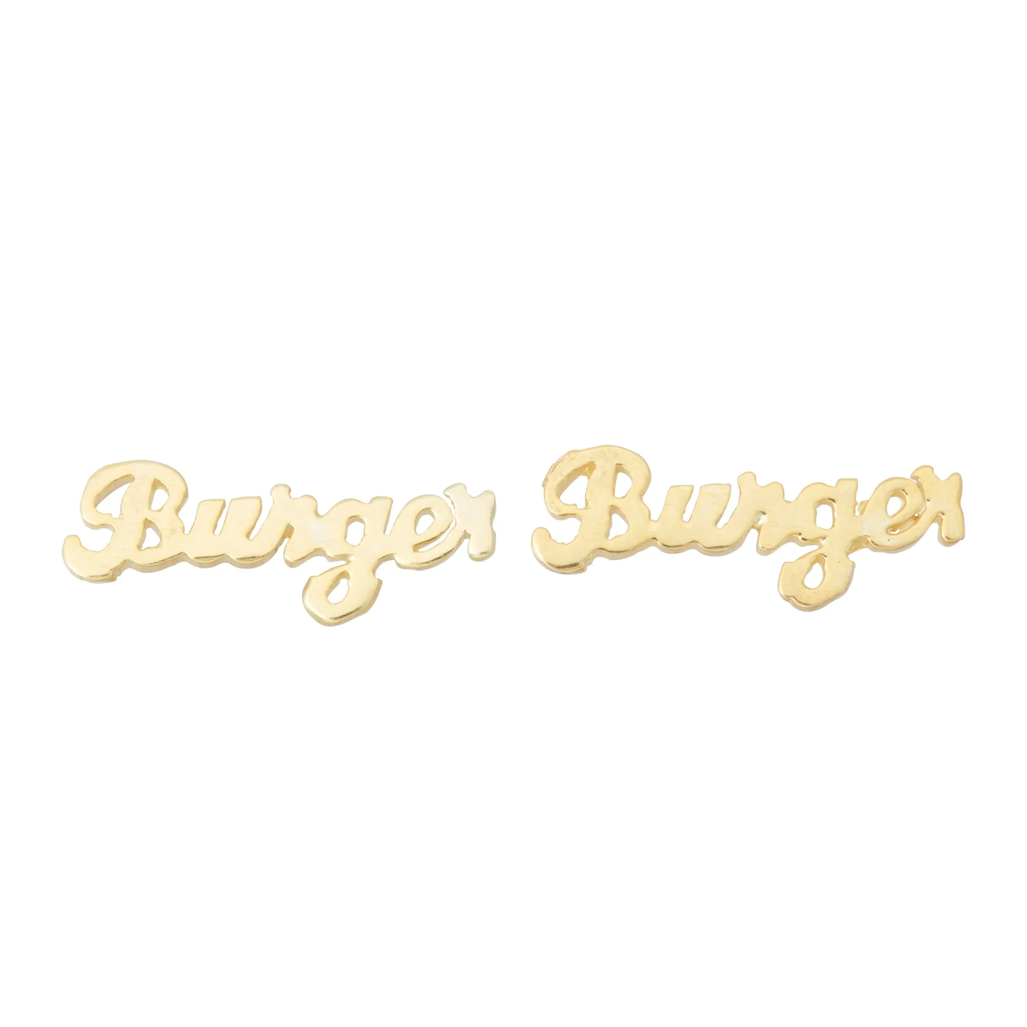 Burger Earrings