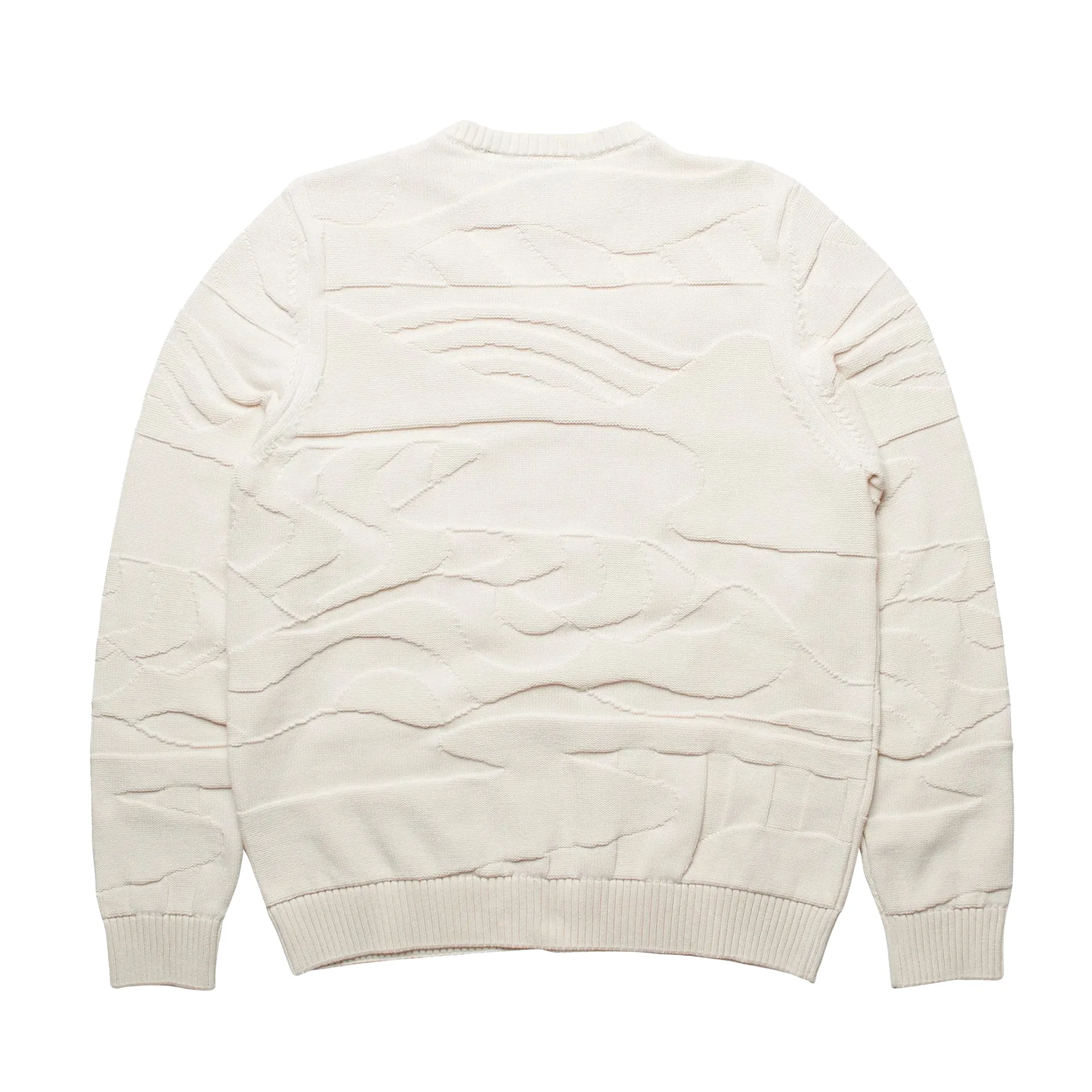 By Parra Landscaped Knitted Pullover Off White 50230