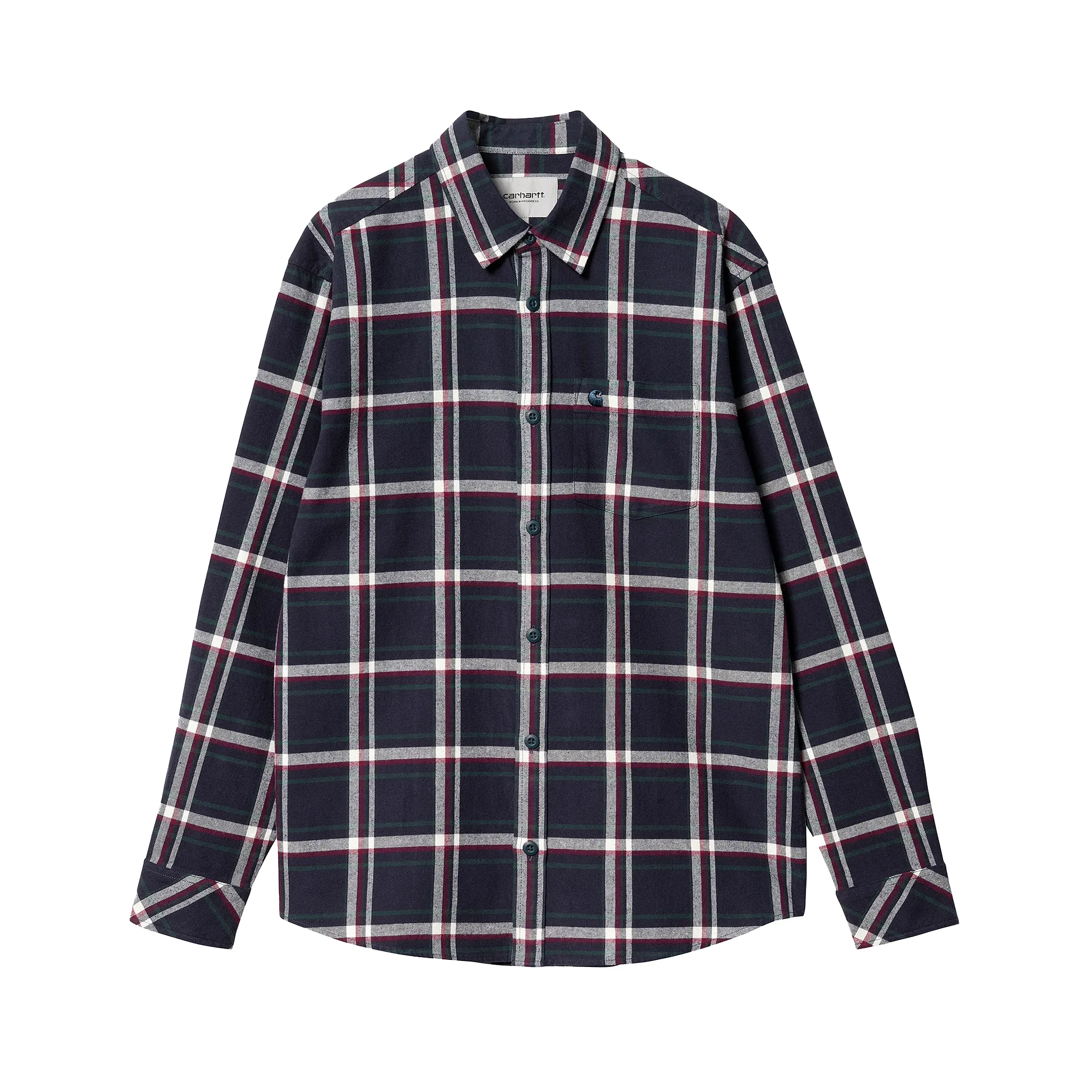 Carhartt WIP L/S Barten Shirt Barten Check Dk Navy