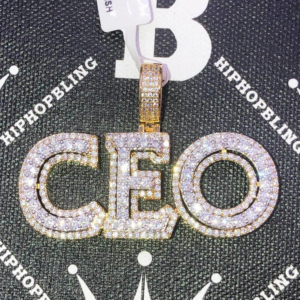 CEO Iced Out Hip Hop Bling Bling Pendant