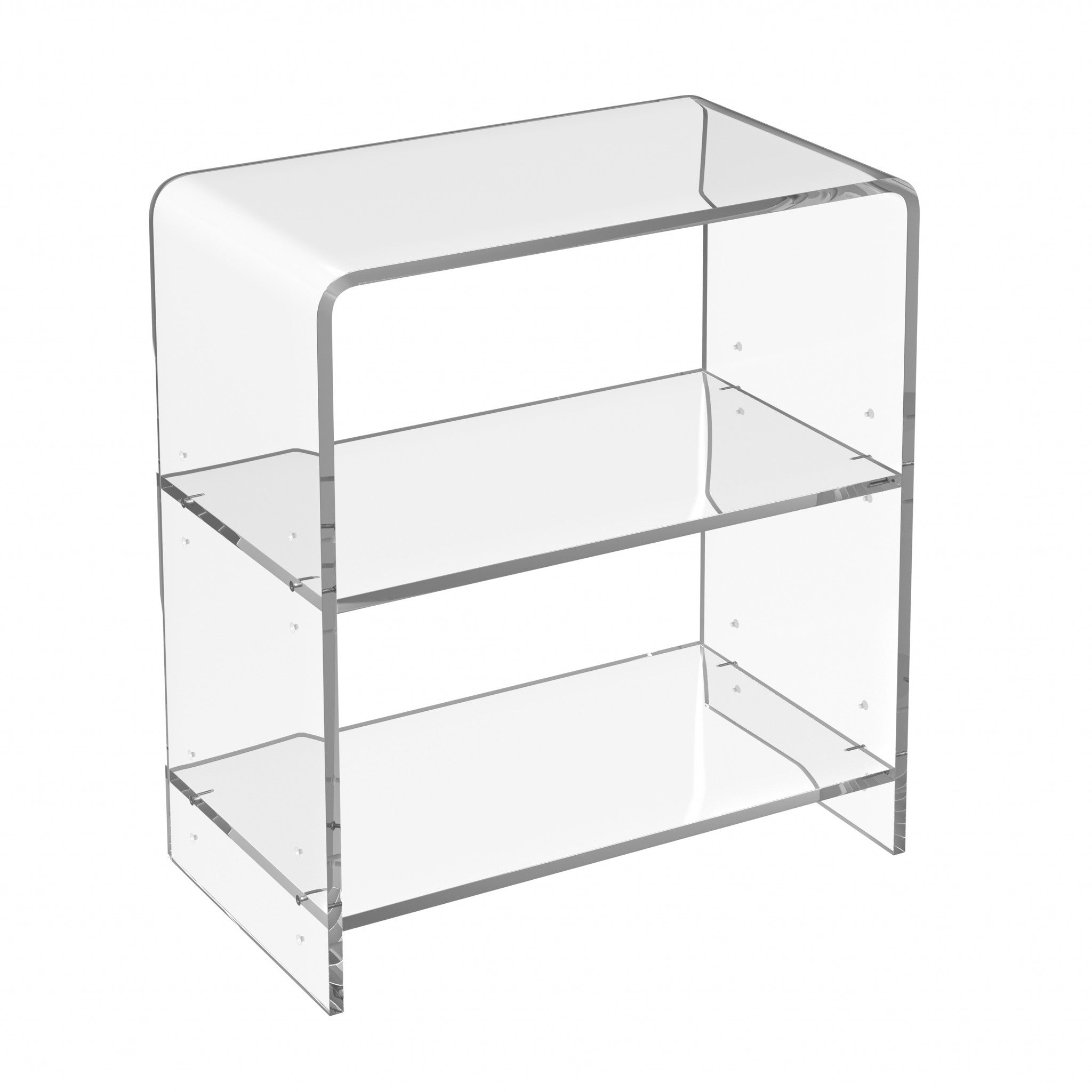 Crystal Clear Acrylic Bookcase