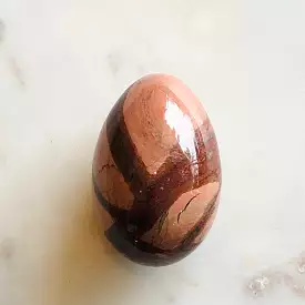 Crystal Egg, Red Jasper