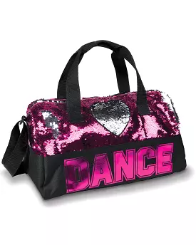 Dance Sequin Heart Duffel