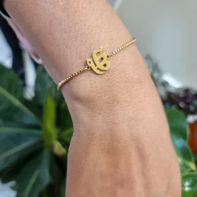 Ek Onkar Pendant Bracelet Gold Plated