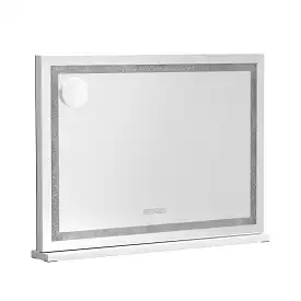 Embellir Bluetooth Makeup Mirror 80X58cm Crystal Hollywood with Light LED Vanity