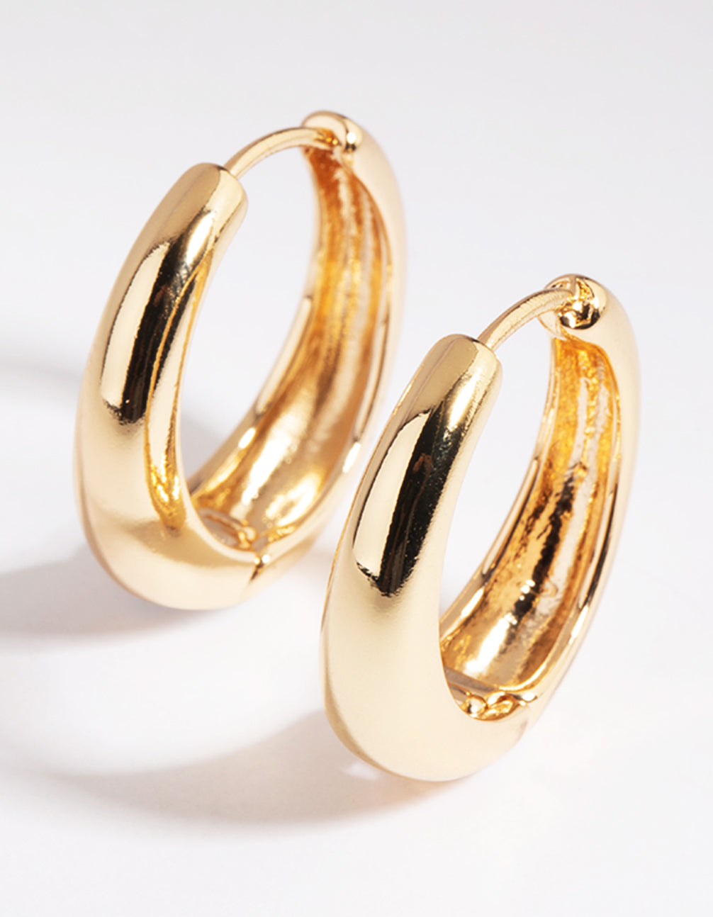 Gold Huggie Hoop Earrings