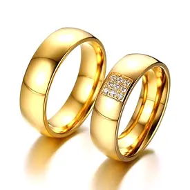 Gold Wedding/Engagement Rings