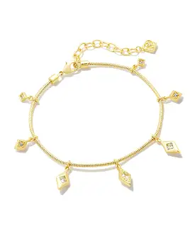 Kendra Scott Kinsley Gold Delicate Chain Bracelet