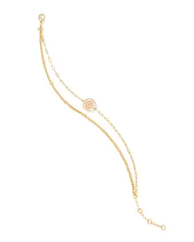 Kendra Scott Stamped Dira Coin Delicate Bracelet