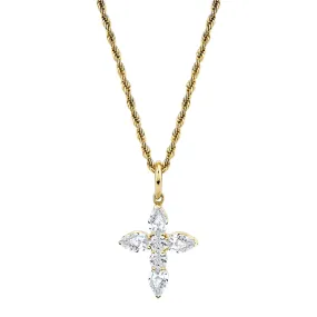 Large Diamond Faith Pendant