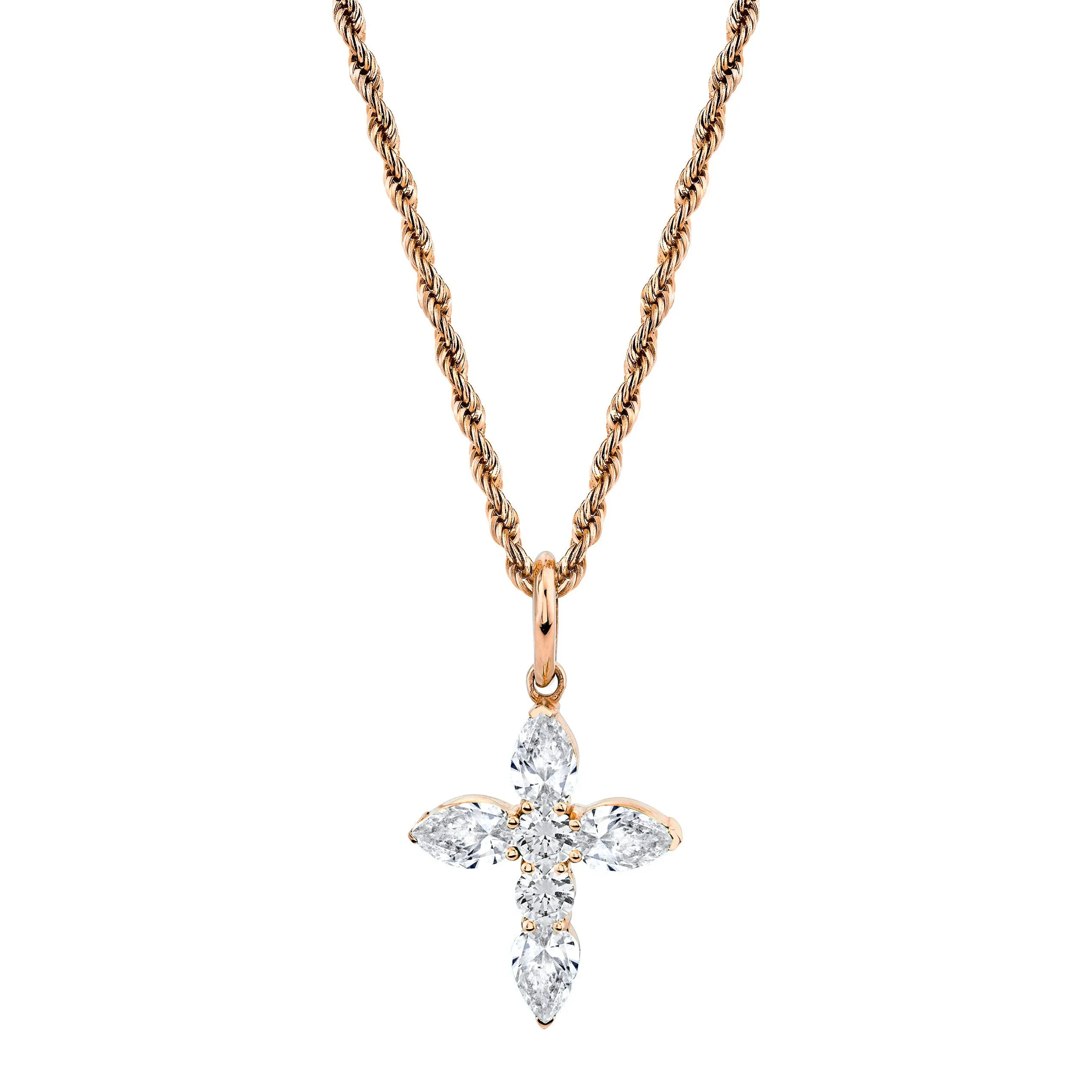 Large Diamond Faith Pendant