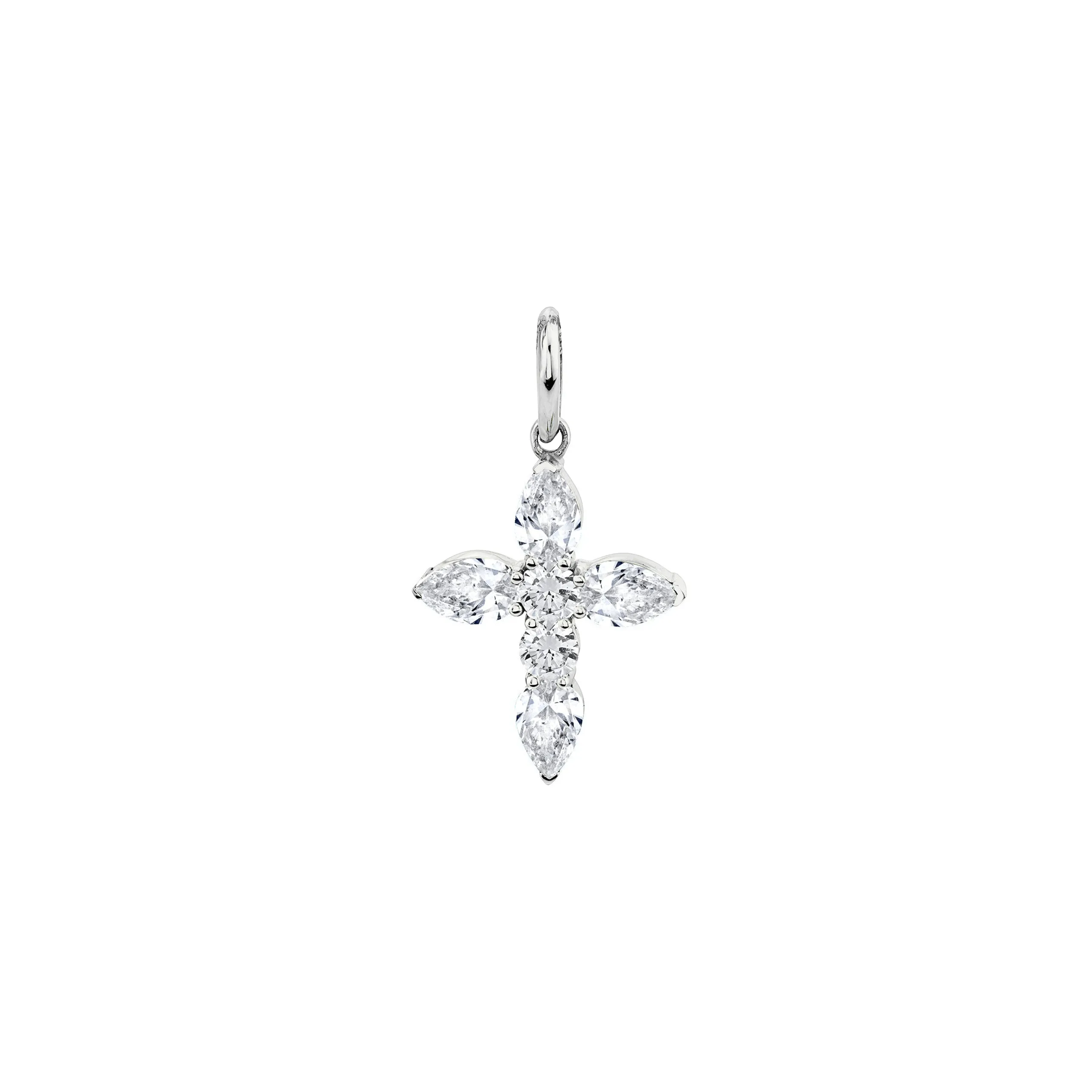 Large Diamond Faith Pendant