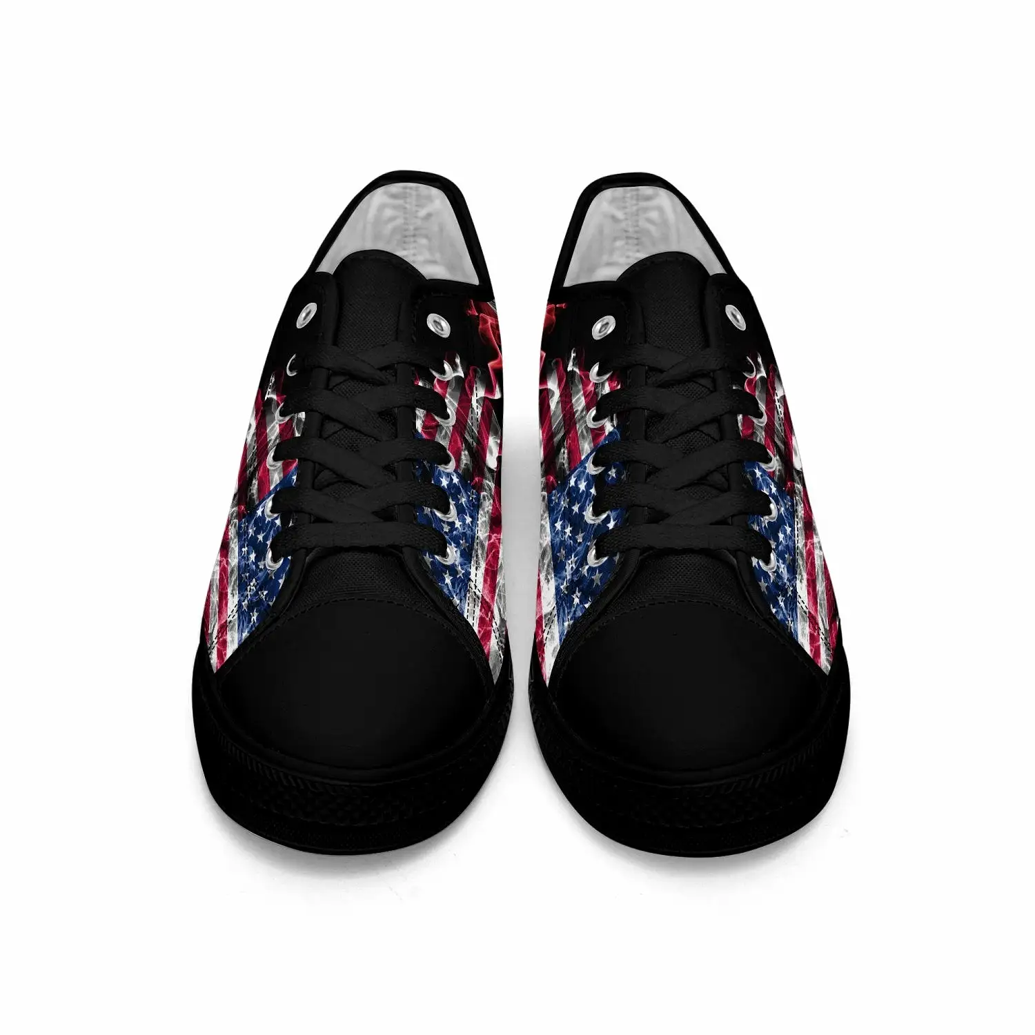 Low-Top Shoes - Italian American Flag