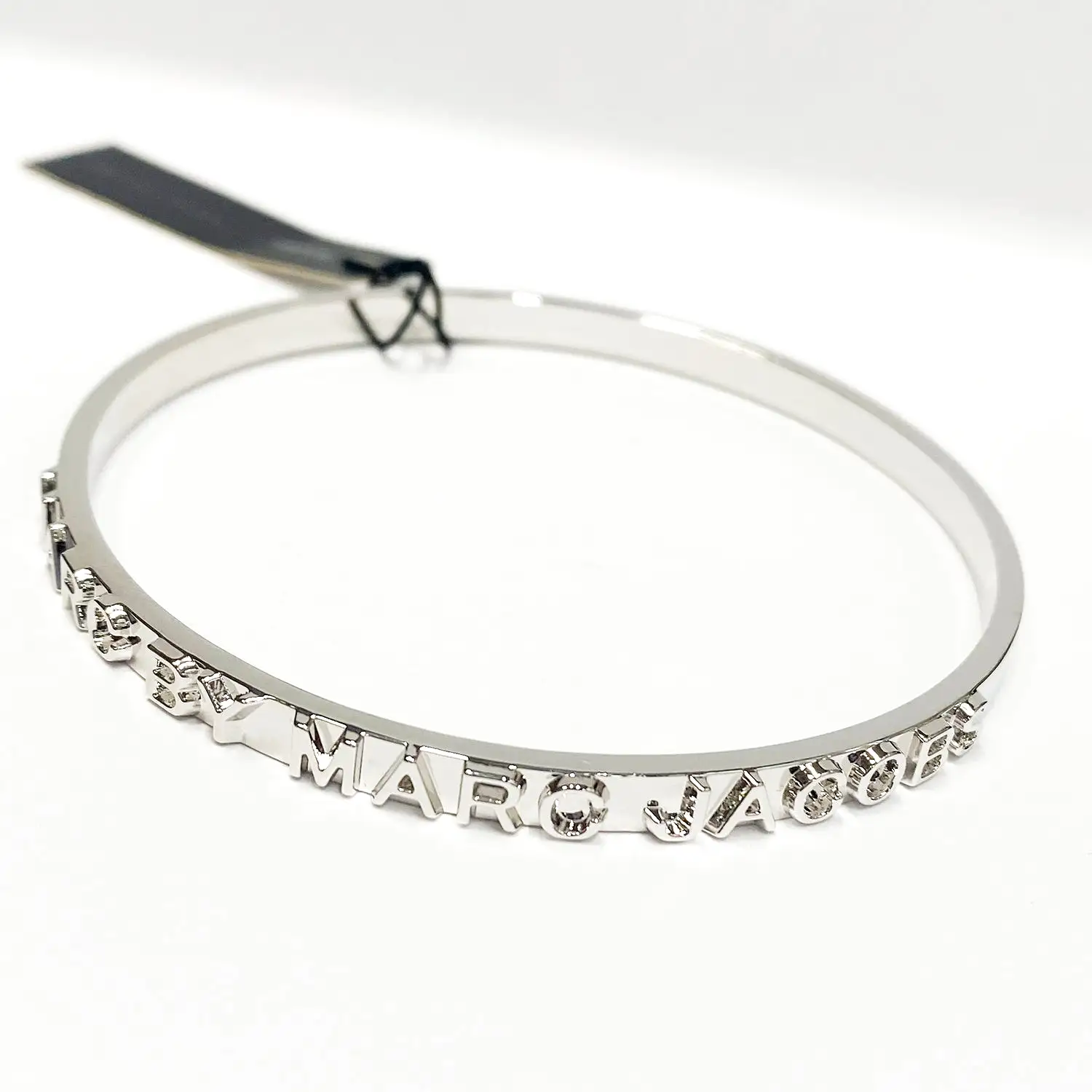 Marc Jacobs Logo Bracelet Bangle Silver 1PC