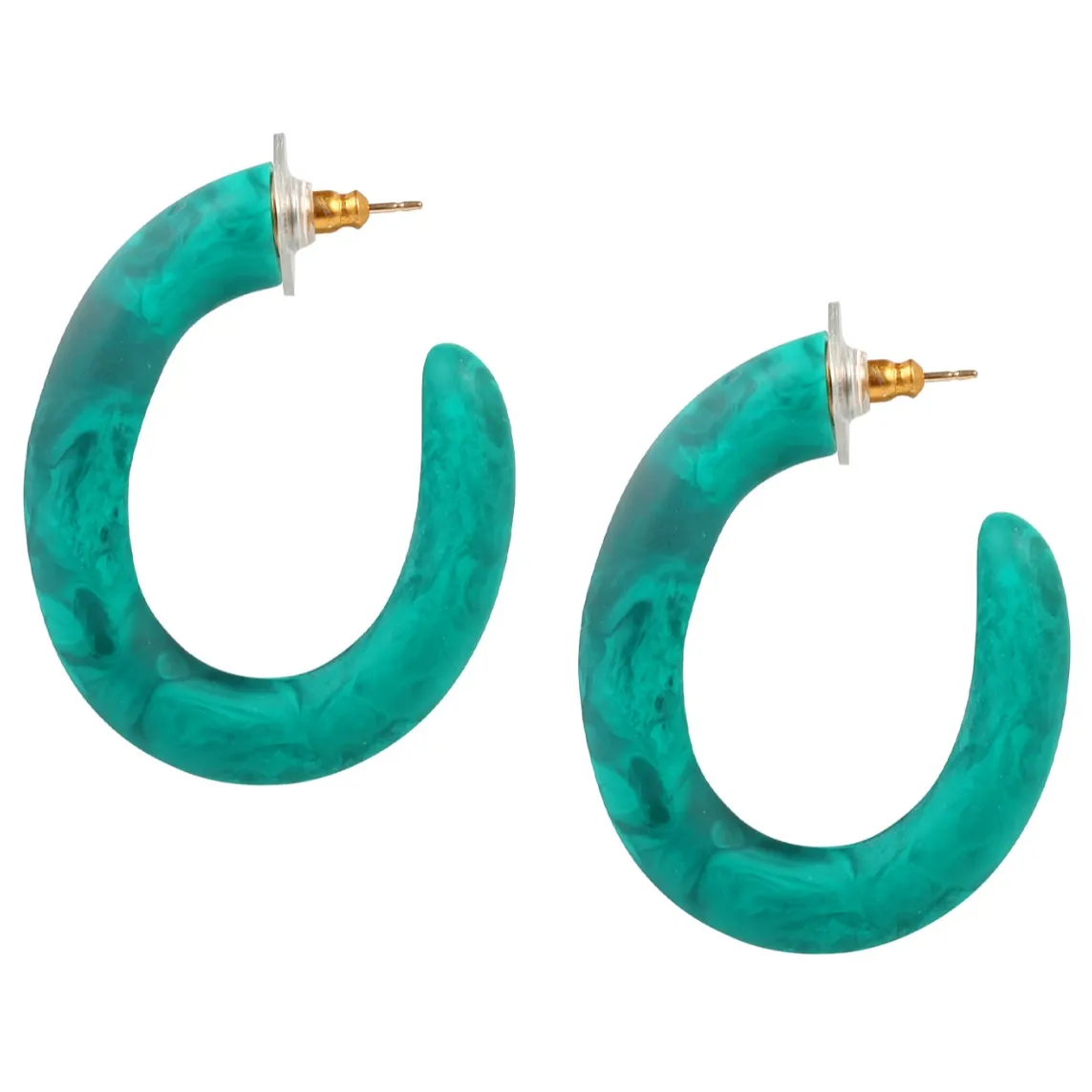 Medium Pebble Loop Earrings - Dinosaur Designs