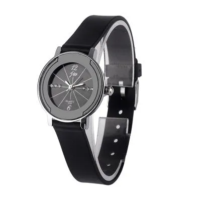 Men Watches Top Luxury Military army Business Clock PU Leather Band Black Relogio Masculino