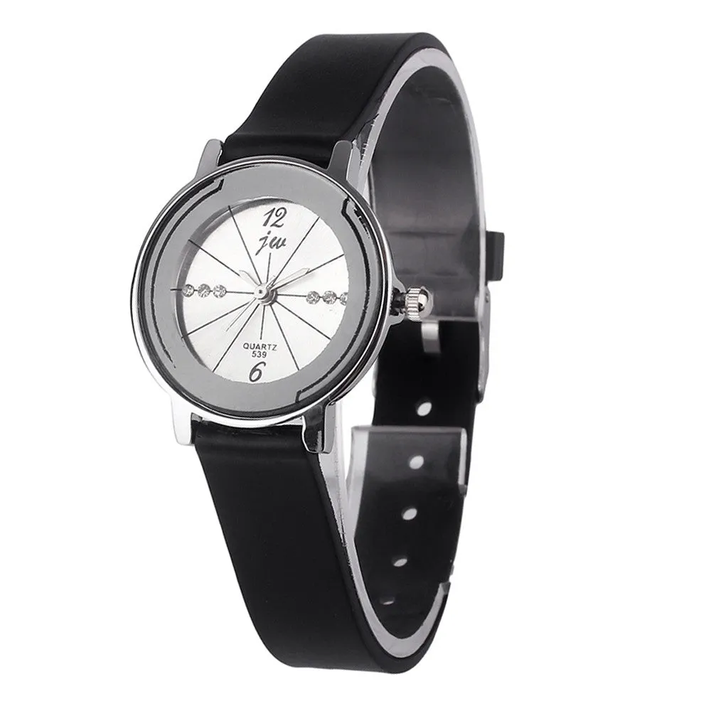 Men Watches Top Luxury Military army Business Clock PU Leather Band Black Relogio Masculino