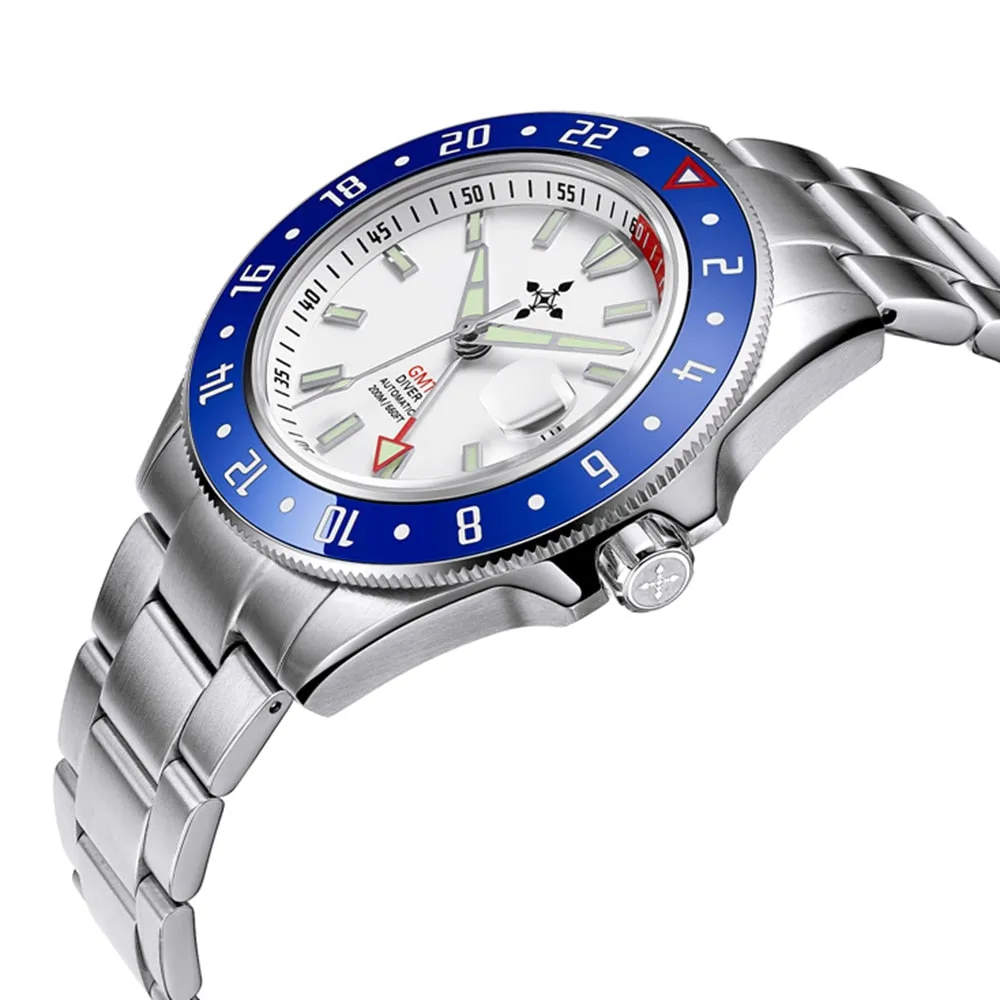 Men's Luxury GMT Sports Multiple Time Zone Automatic Mechanical Watches