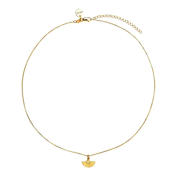 Najo Gold Fan Necklace