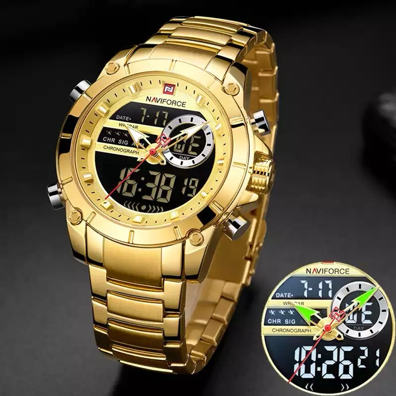 Naviforce Men Metallic Watch