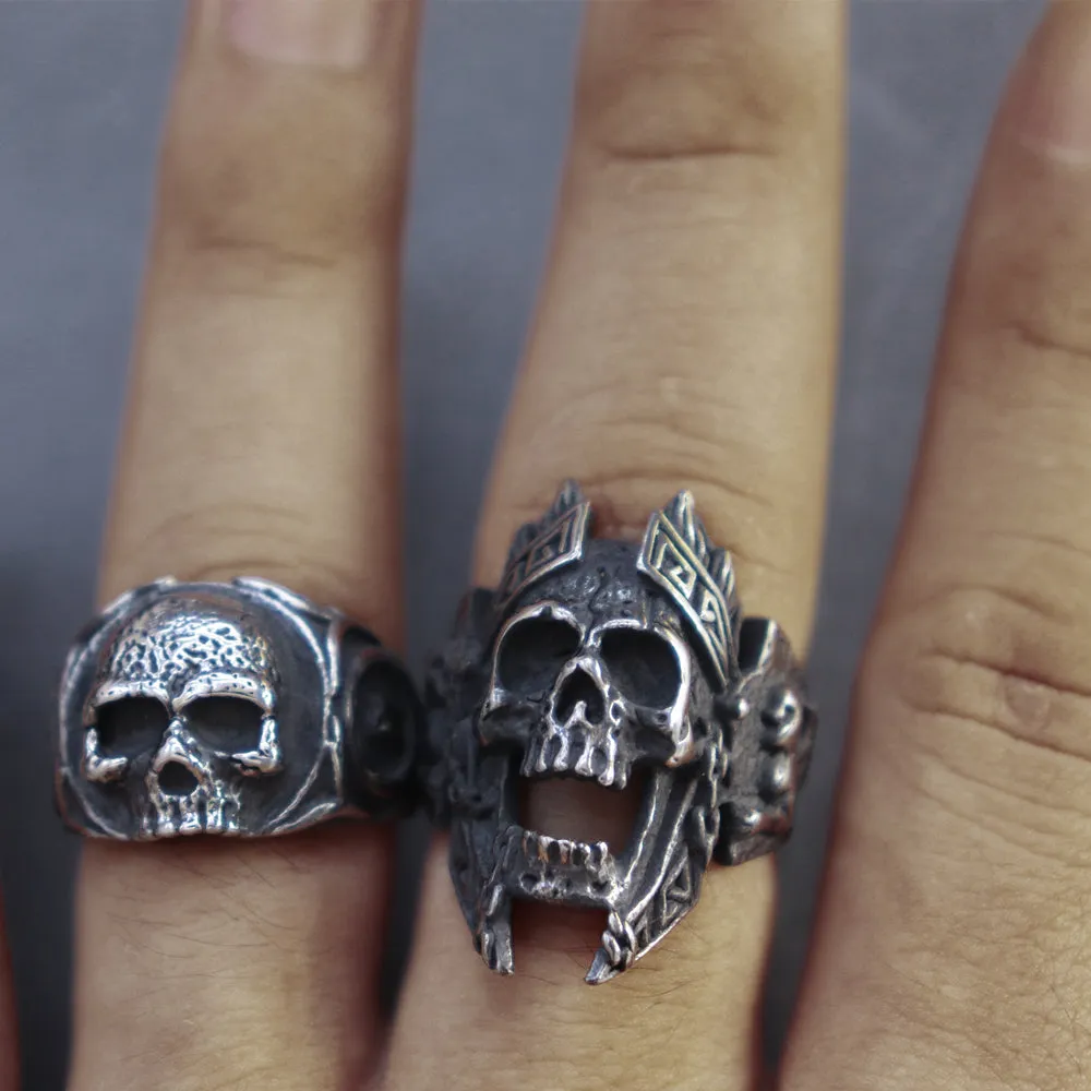 Punk Rock Gothic Biker Skull Rings