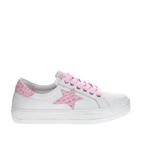 Savis - White/Pink Croc