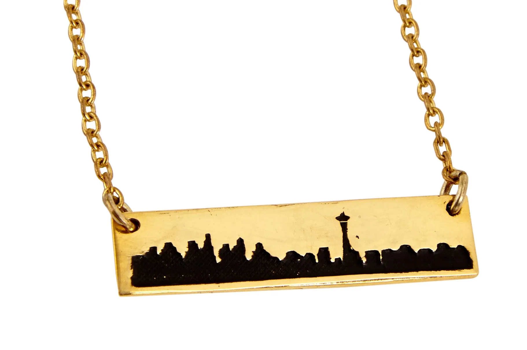 Seattle Skyline Necklace