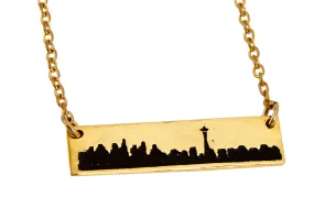 Seattle Skyline Necklace