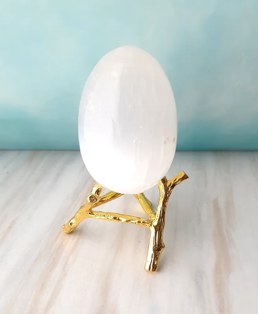 Selenite Crystal Egg