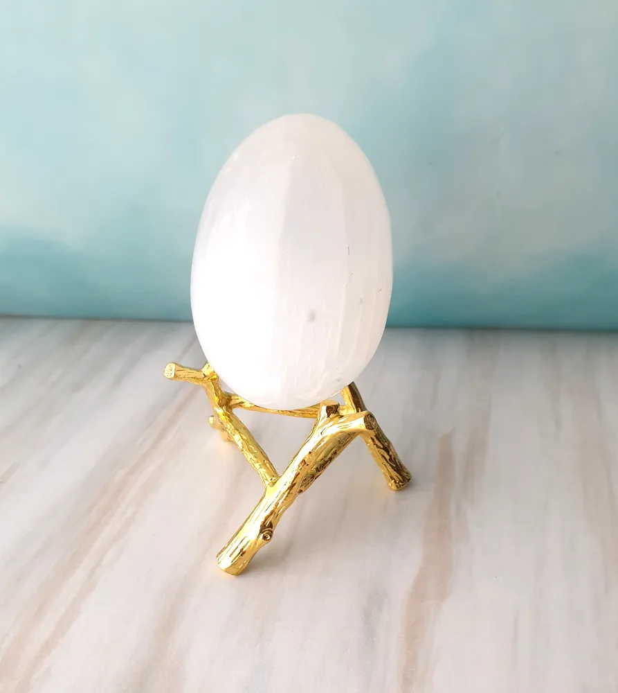 Selenite Crystal Egg