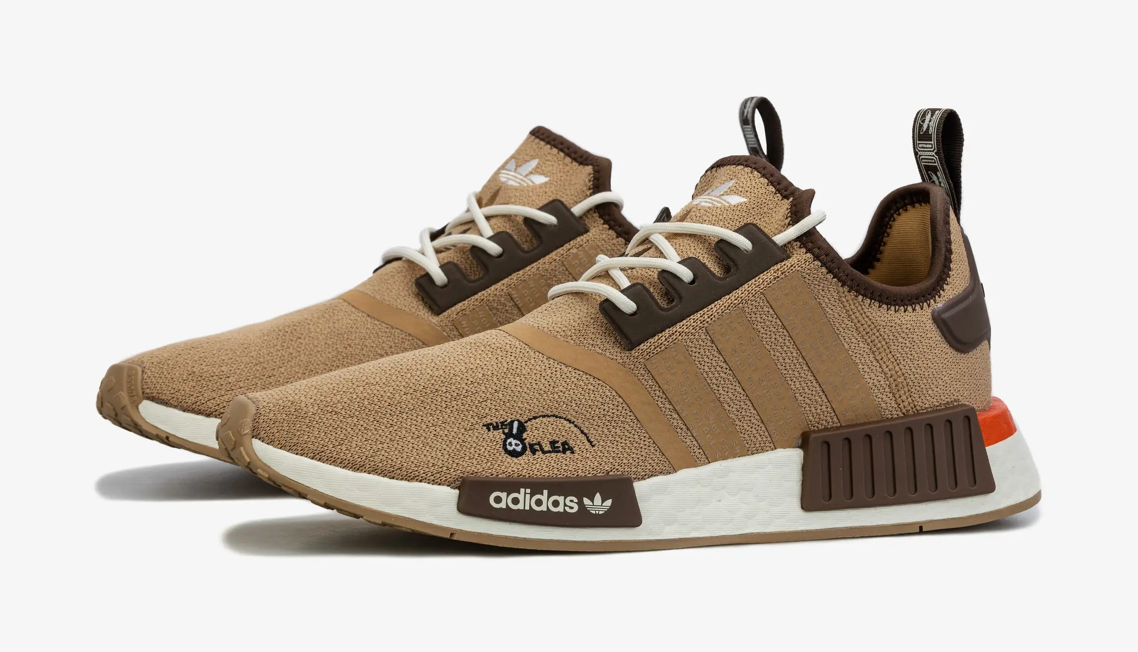 Shoe Palace Exclusive NMD R1 The Flea Mens Lifestyle Shoes (Cardboard/ Dark Brown/ Impact Orange)