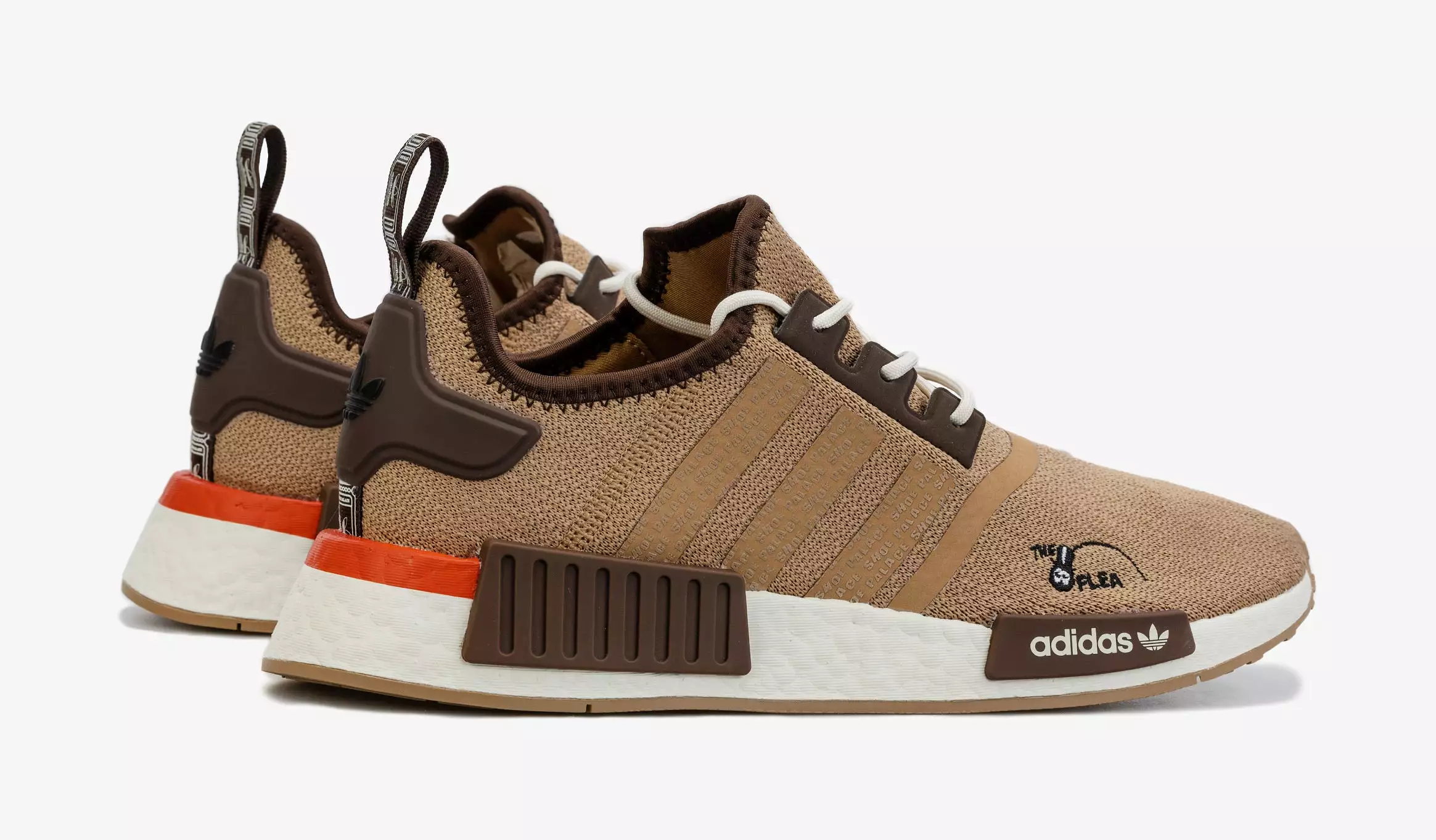 Shoe Palace Exclusive NMD R1 The Flea Mens Lifestyle Shoes (Cardboard/ Dark Brown/ Impact Orange)