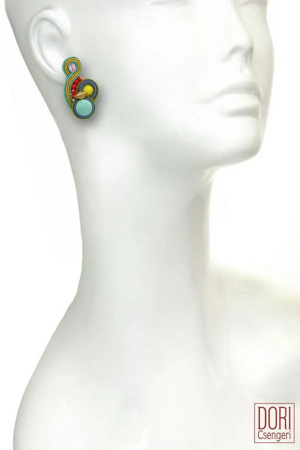 Soleil Clip On Earrings